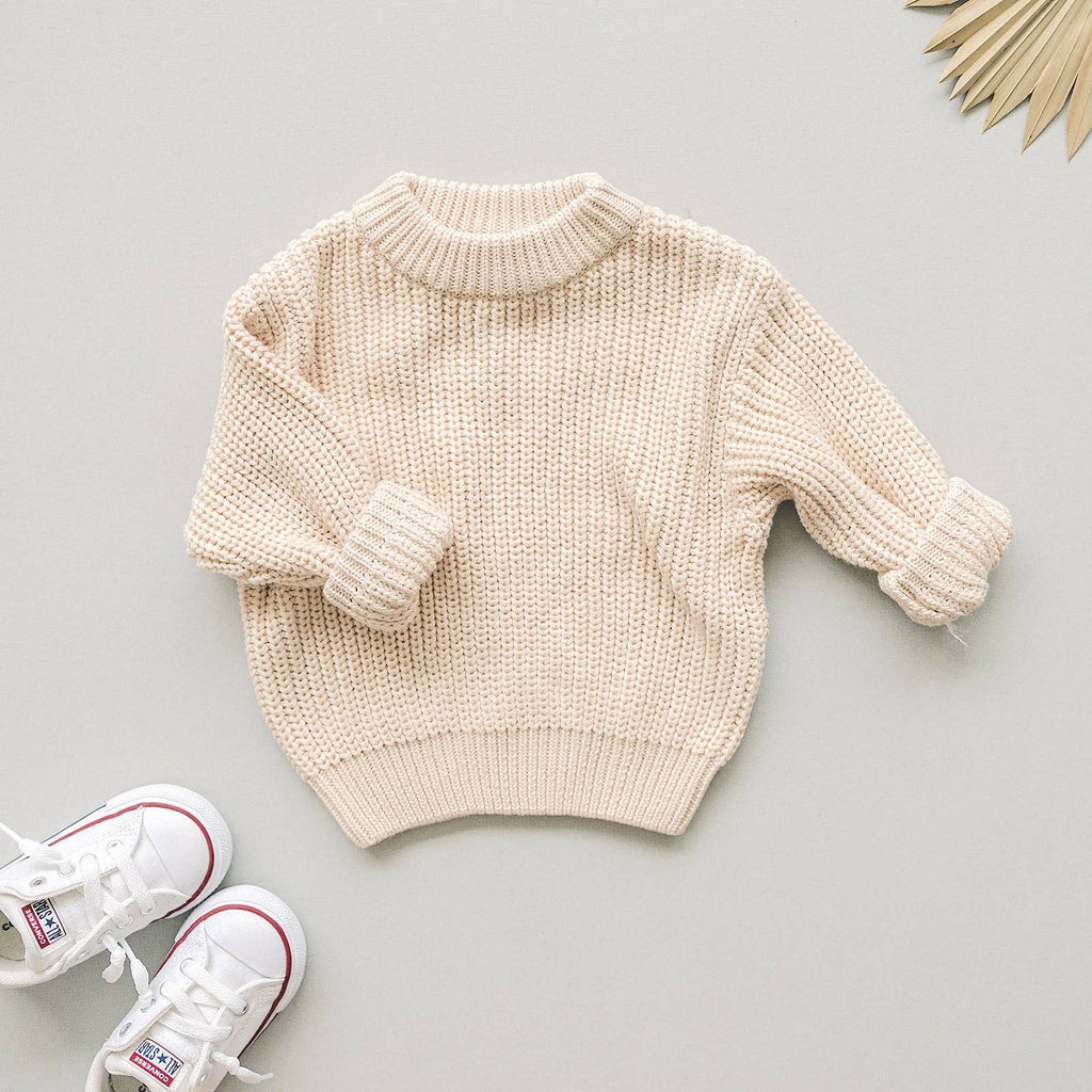 Vanilla Cream Chunky Knit Sweater