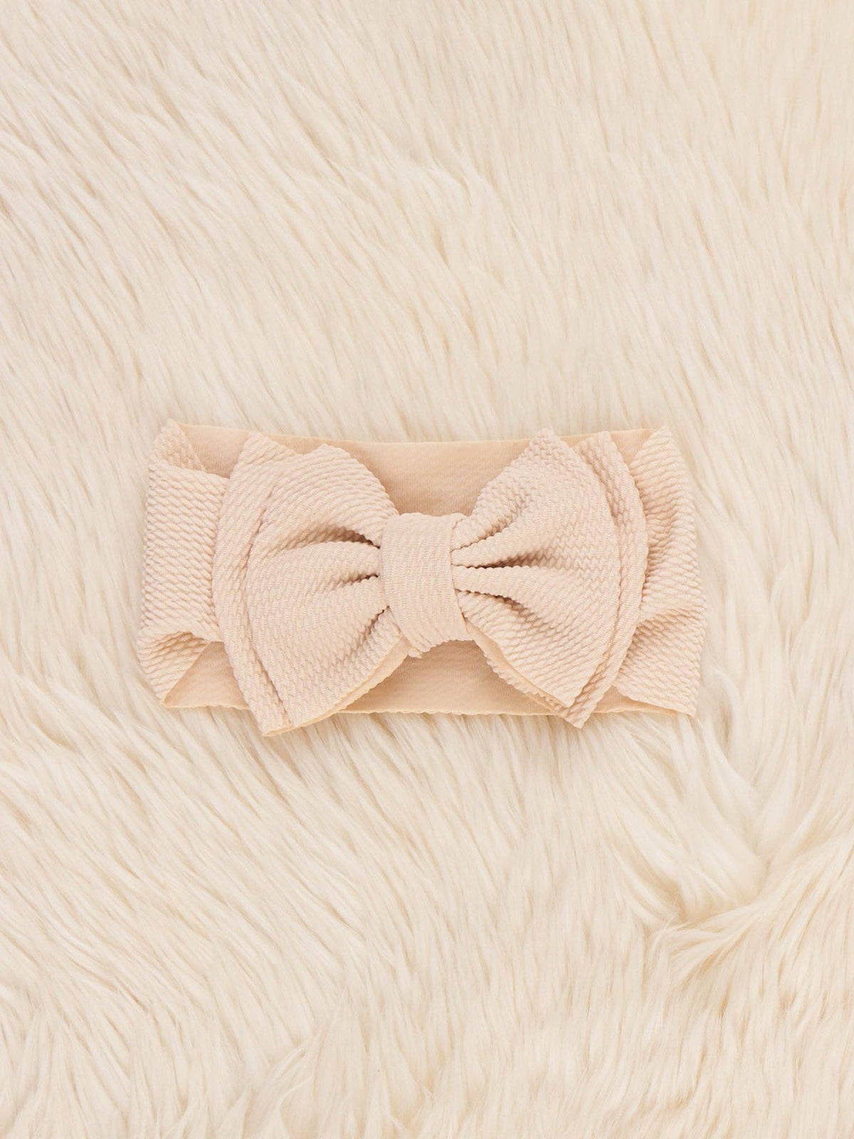 Double Layer Waffle Bow
