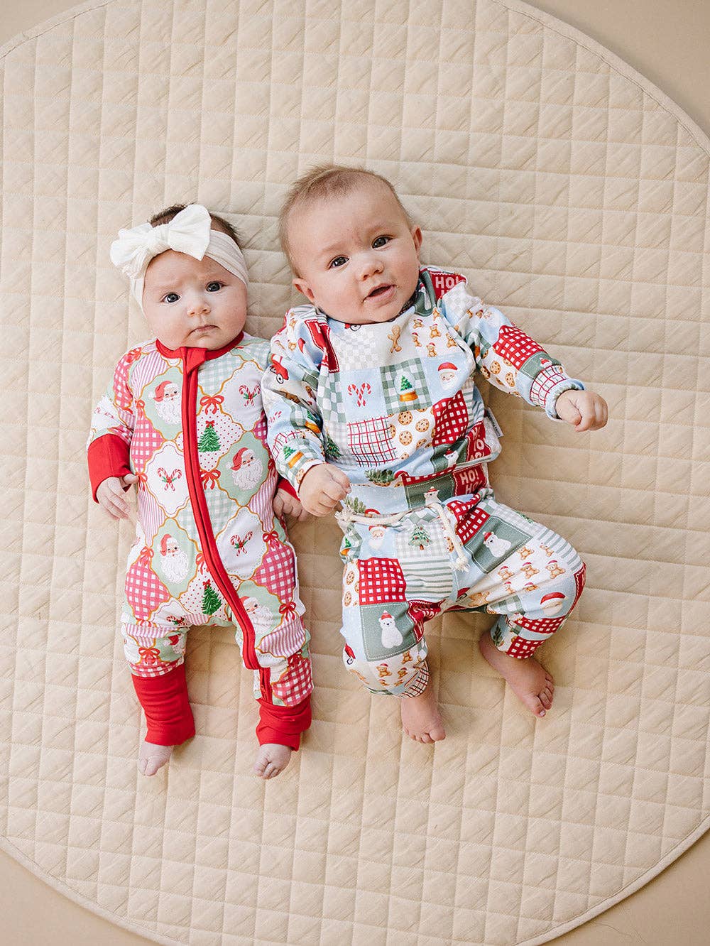 Christmas Patchwork Jogger Set