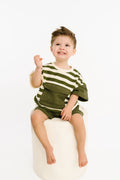 Retro Short Set - Fern