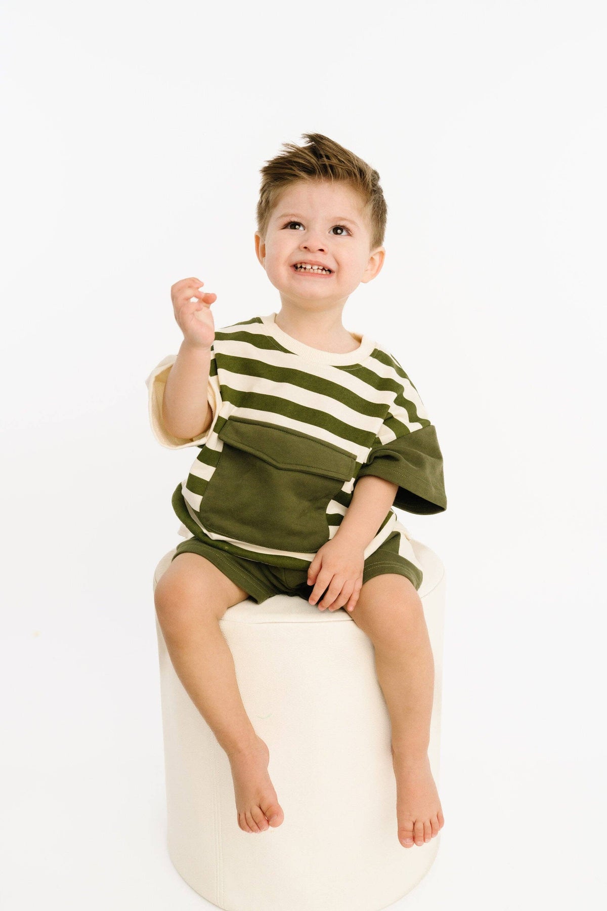 Retro Short Set - Fern
