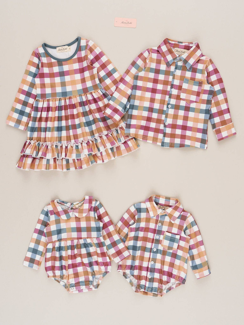 Cranberry Plaid Button Up