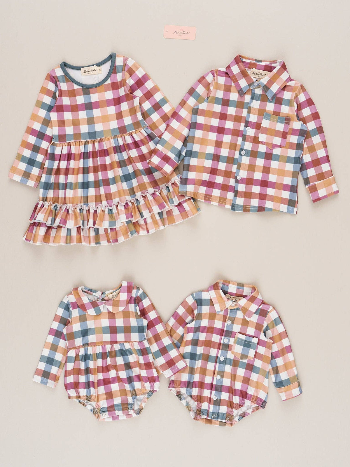 Cranberry Plaid Button Up