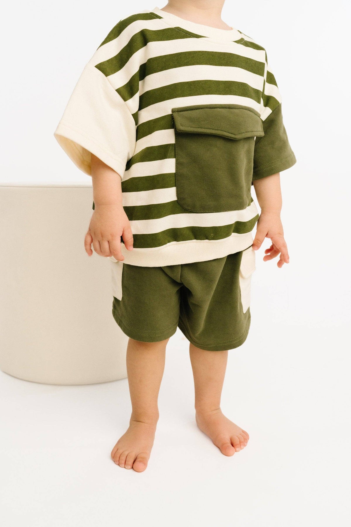 Retro Short Set - Fern