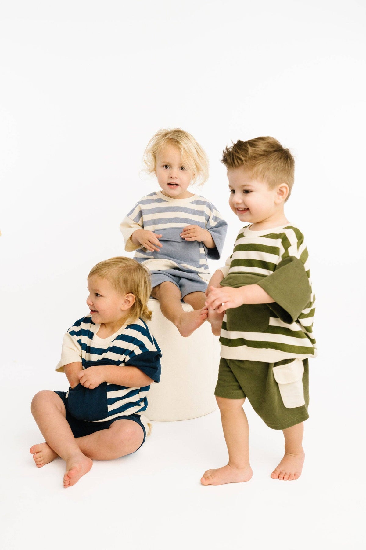 Retro Short Set - Fern