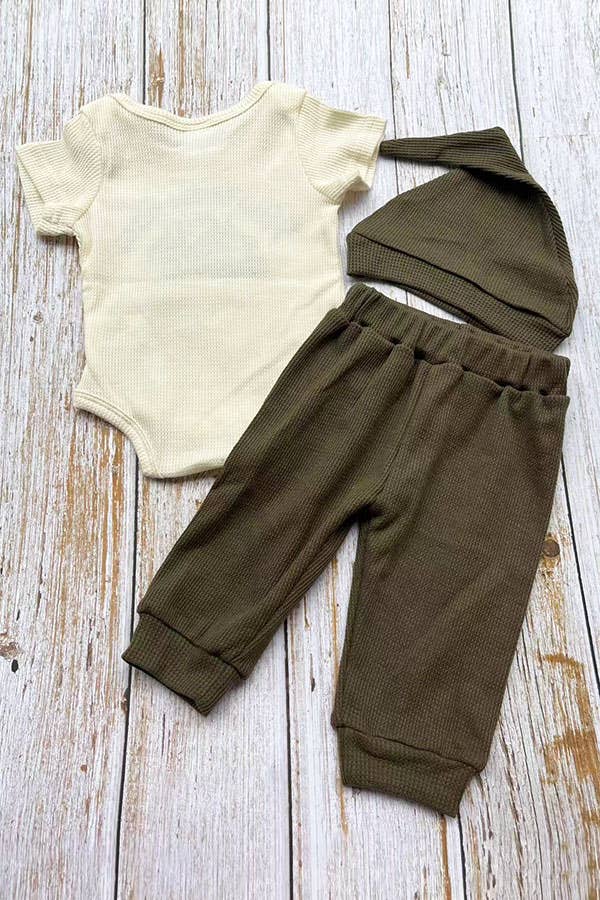 New to the Farm 3 Piece Bodysuit Set