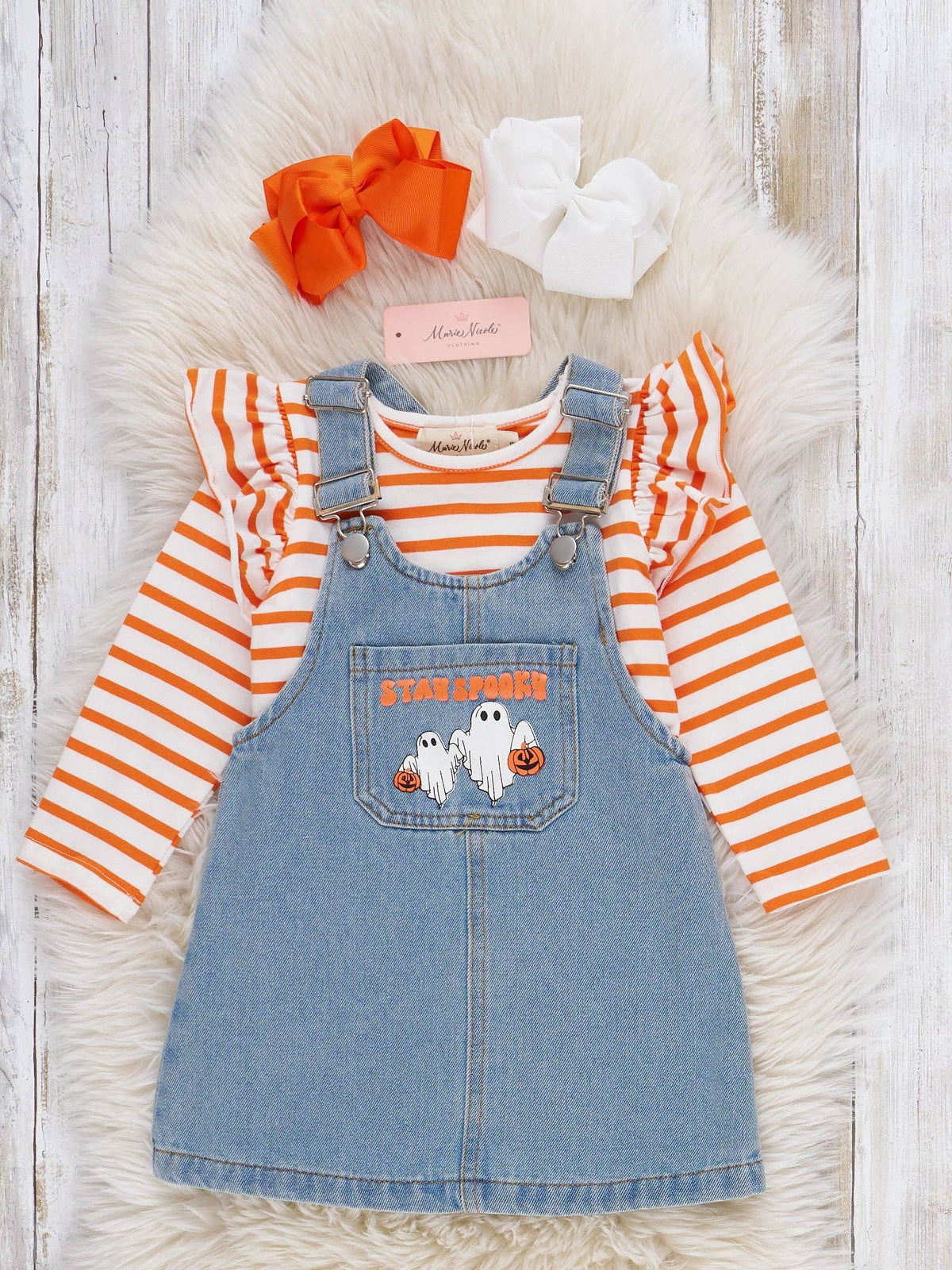Spooky Denim Skirtall Set