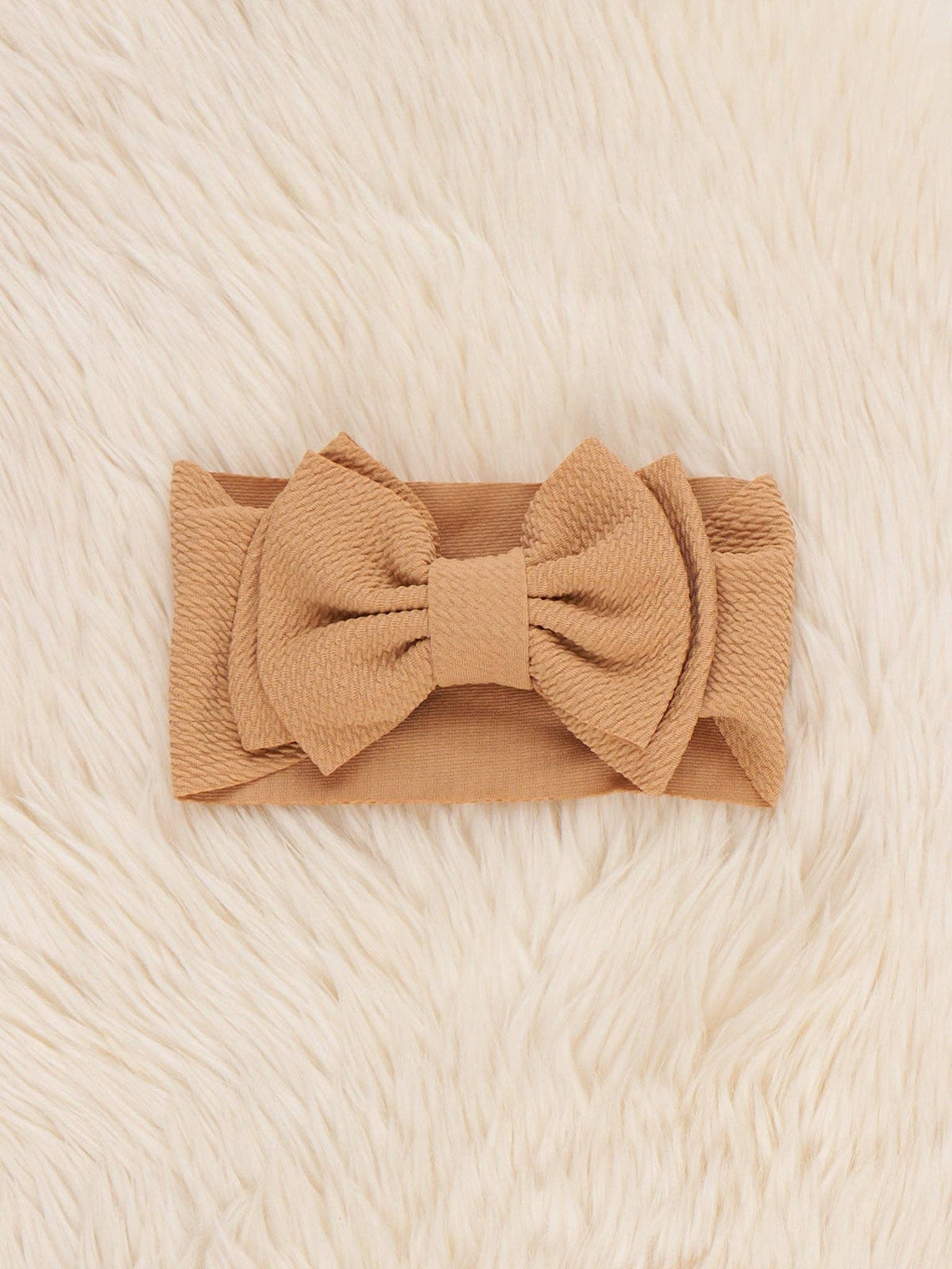 Double Layer Waffle Bow