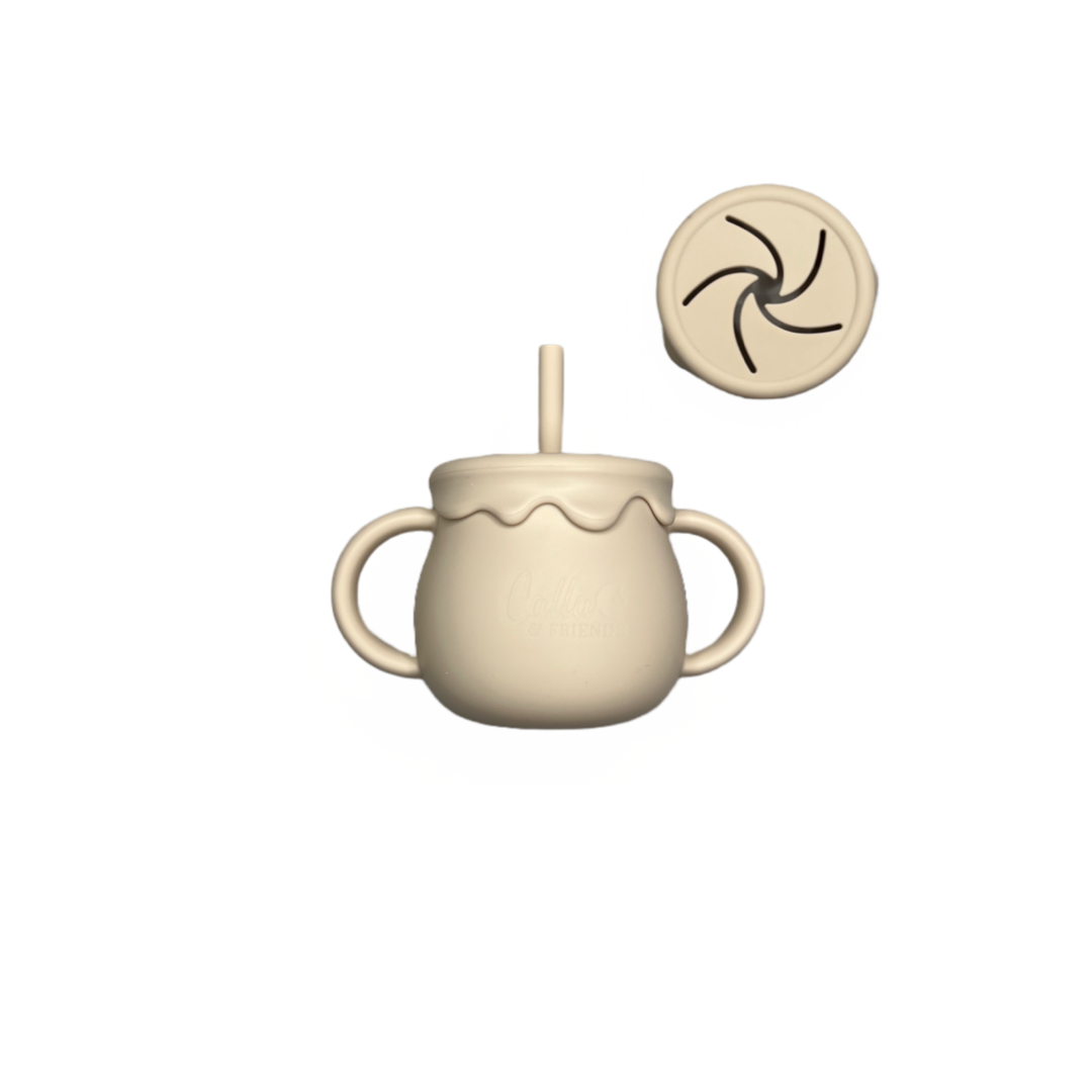 3-in-1 Straw Snack Cup