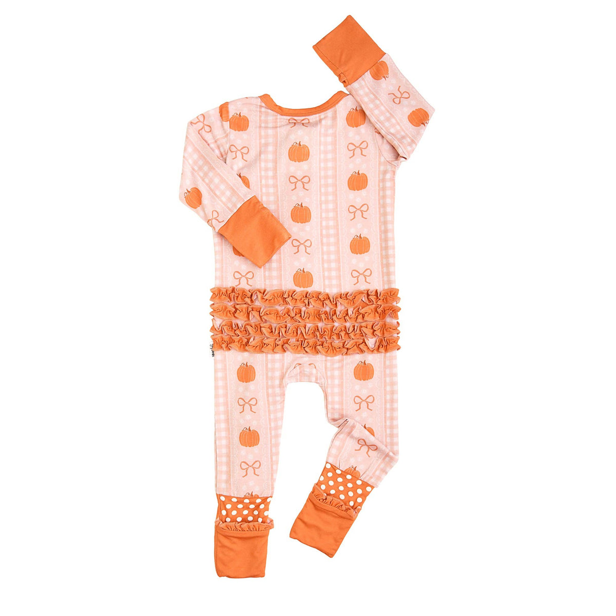 Pumpkin Ruffle Bamboo Pajamas