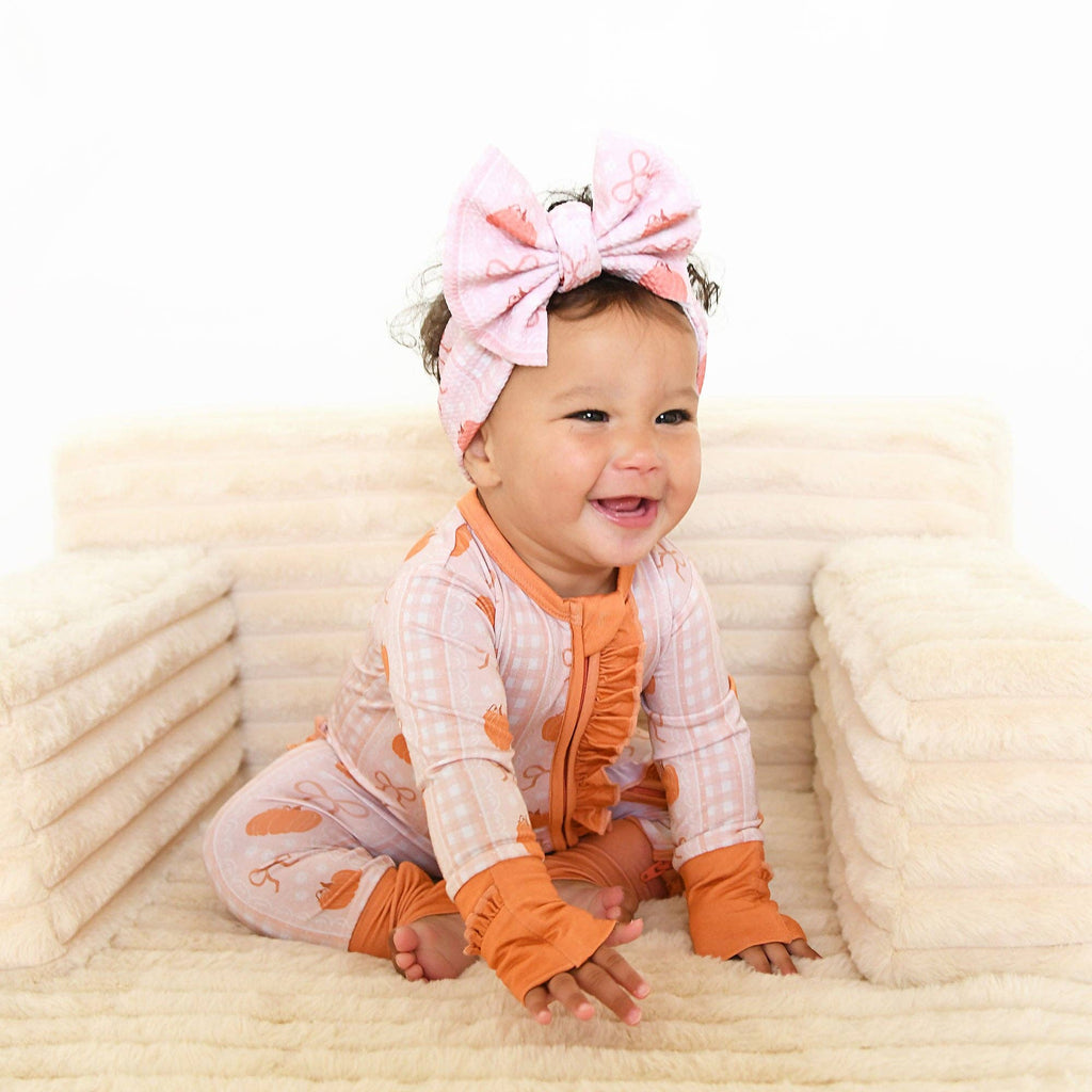 Pumpkin Ruffle Bamboo Pajamas