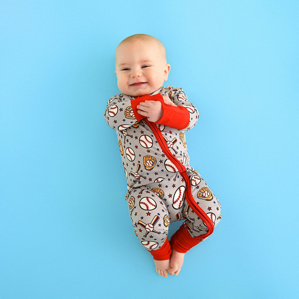 Hank Bamboo Zip Pajamas