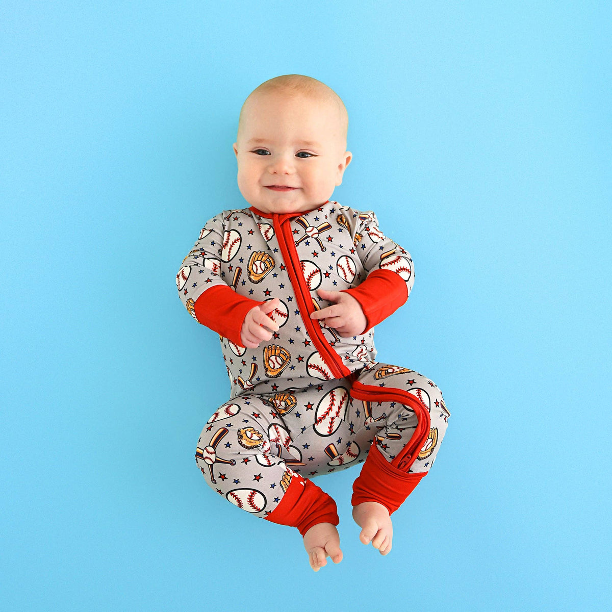 Hank Bamboo Zip Pajamas