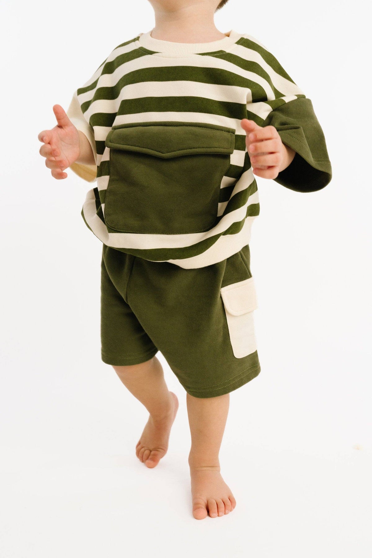 Retro Short Set - Fern