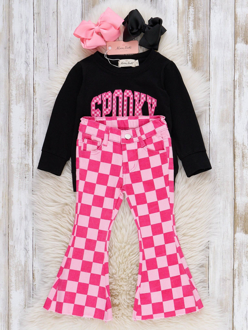Spooky Denim Bell Bottom Outfit