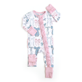 Samantha Ruffle Bamboo Pajamas - Bows