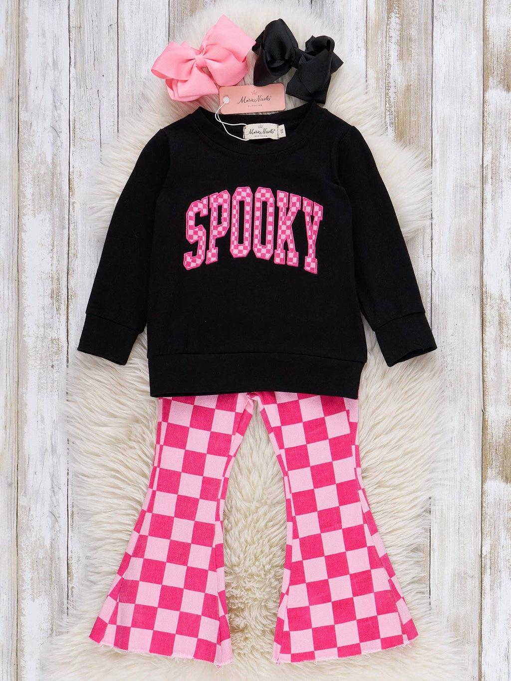 Spooky Denim Bell Bottom Outfit