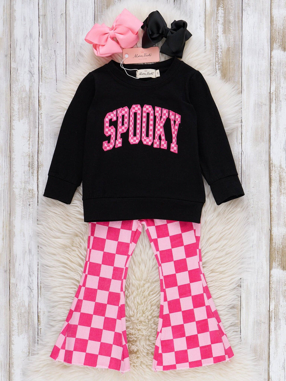 Spooky Denim Bell Bottom Outfit