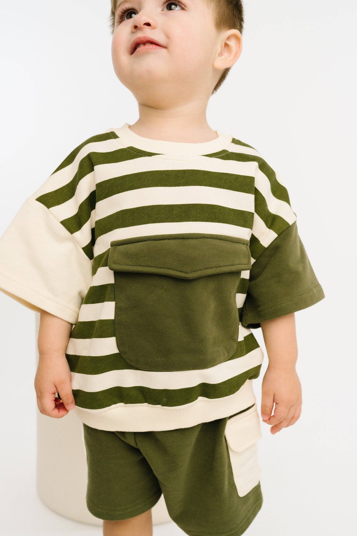Retro Short Set - Fern