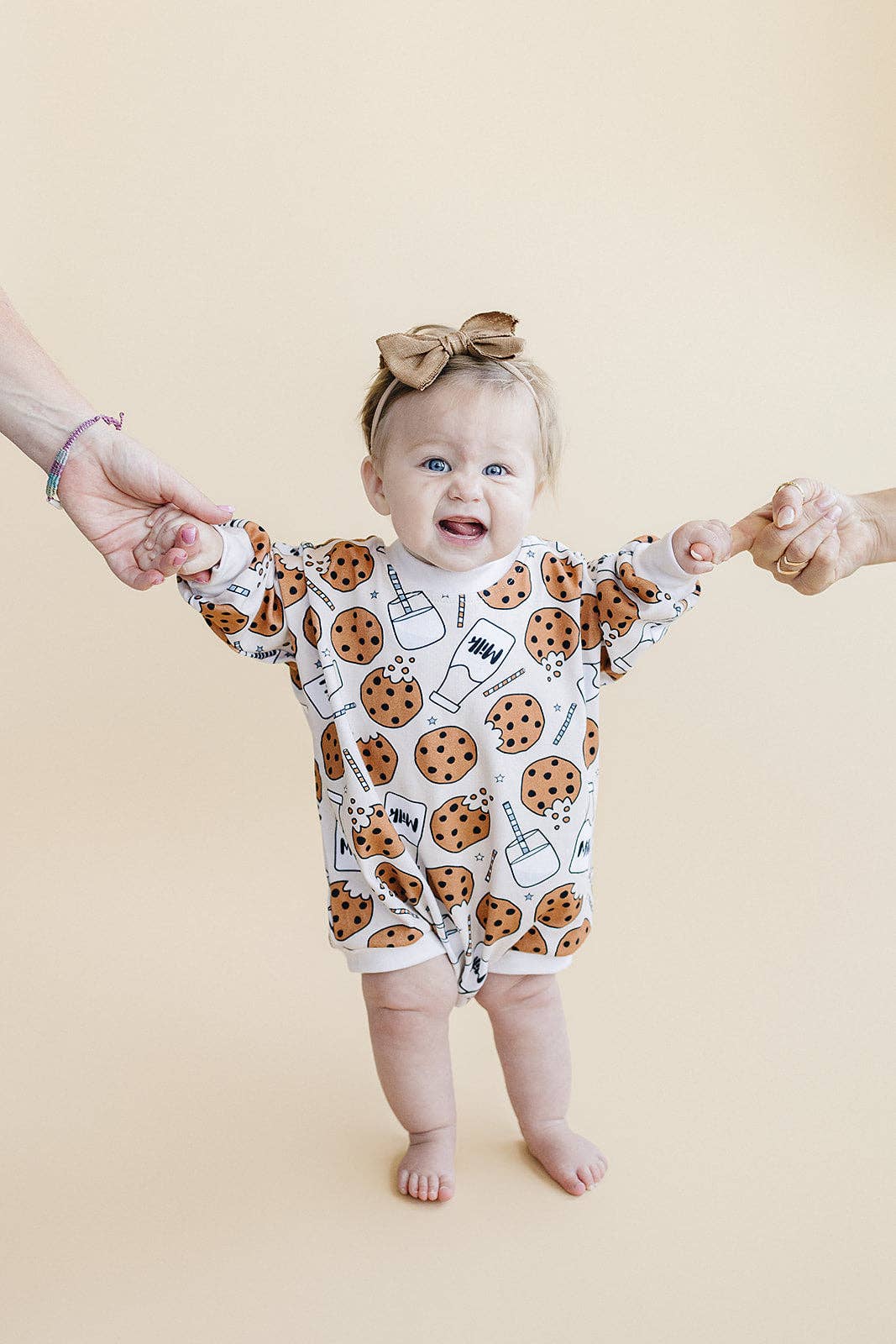Milk and Cookies Bubble Romper