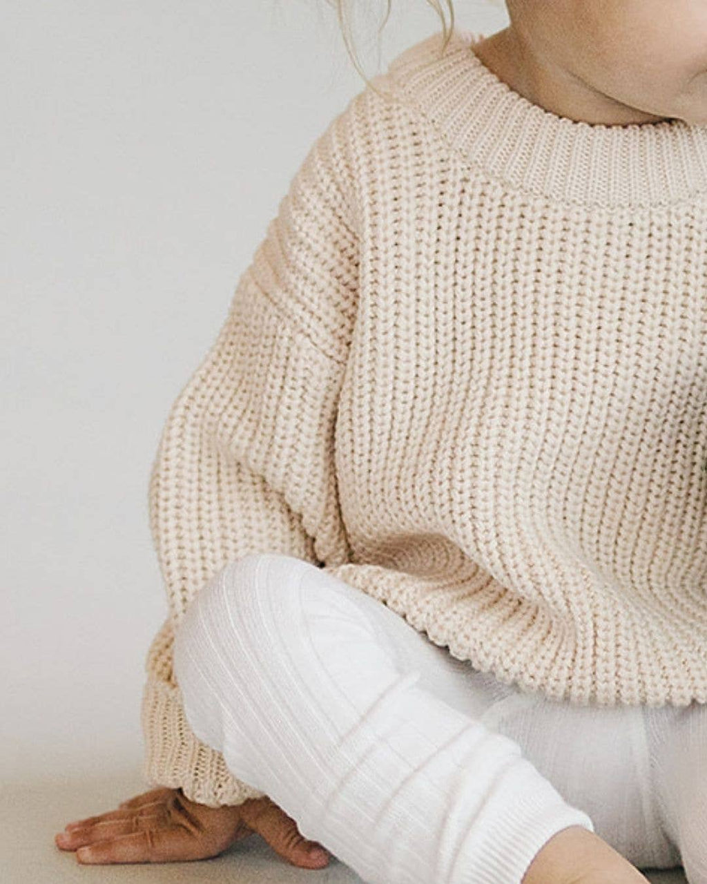 Vanilla Cream Chunky Knit Sweater
