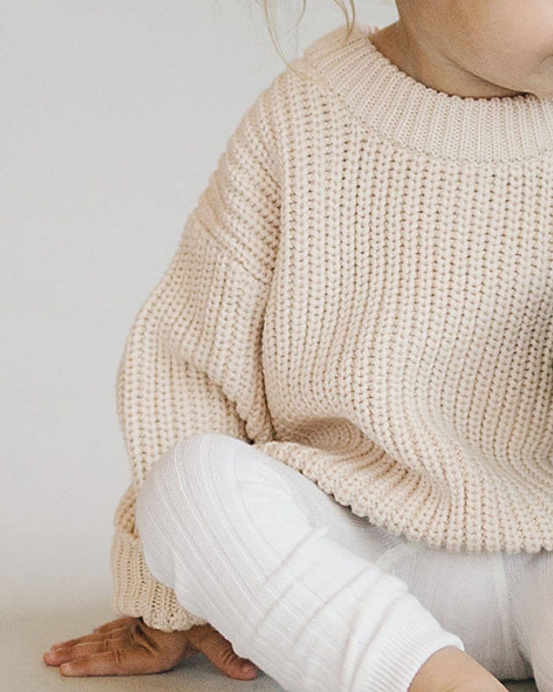 Vanilla Cream Chunky Knit Sweater