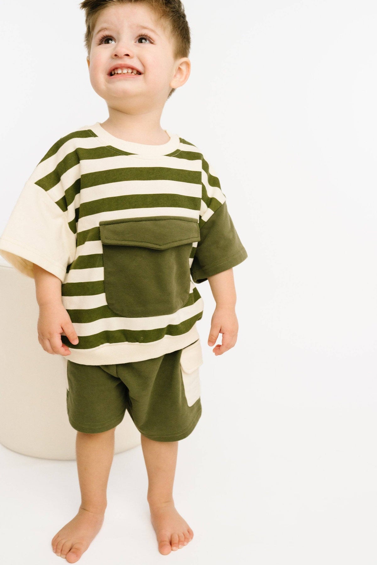 Retro Short Set - Fern